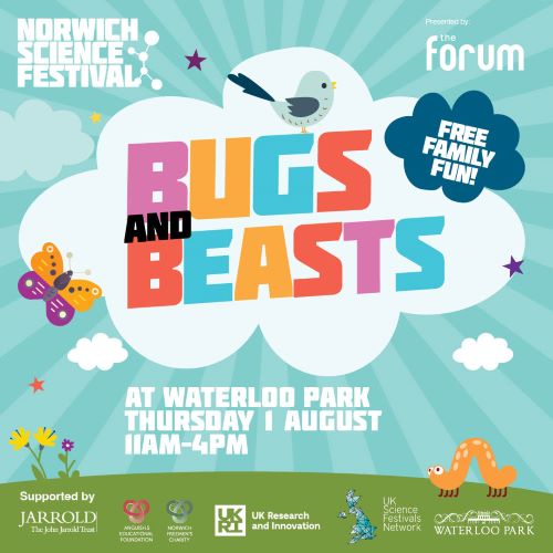 Events poster for bugs and beasts session